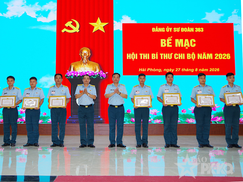 Đảng ủy Sư đo&agrave;n 363 tổ chức Hội thi B&iacute; thư chi bộ năm 2026