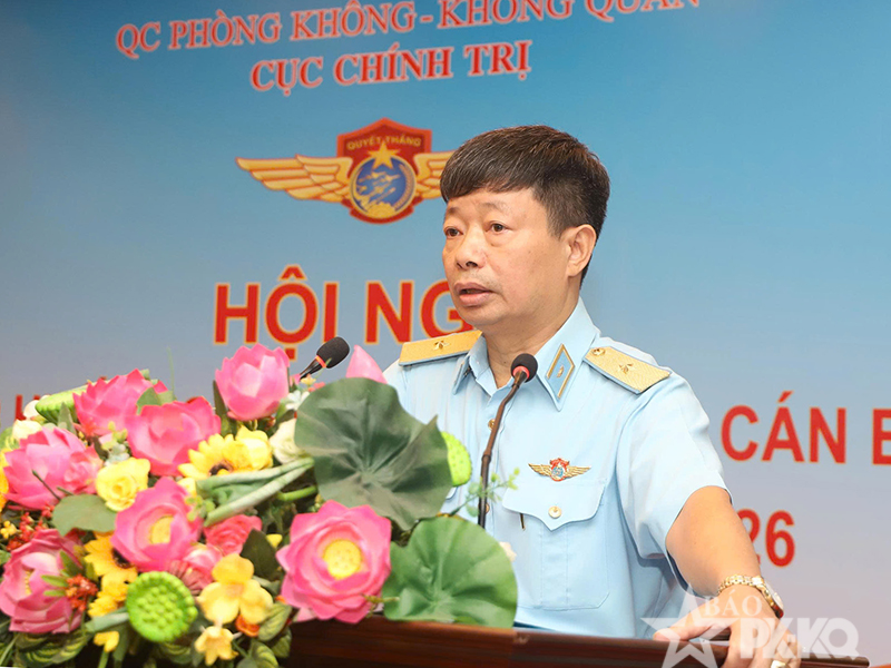 Qu&acirc;n chủng Ph&ograve;ng kh&ocirc;ng-Kh&ocirc;ng qu&acirc;n tập huấn nghiệp vụ c&ocirc;ng t&aacute;c C&aacute;n bộ năm 2026