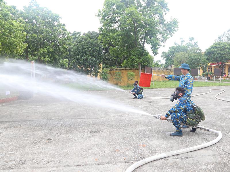 Đội tuyển Qu&acirc;n chủng PK-KQ quyết t&acirc;m đạt th&agrave;nh t&iacute;ch cao tại Hội thao Ph&ograve;ng thủ d&acirc;n sự to&agrave;n qu&acirc;n
