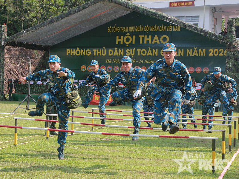 Qu&acirc;n chủng Ph&ograve;ng kh&ocirc;ng-Kh&ocirc;ng qu&acirc;n gi&agrave;nh giải ba to&agrave;n đo&agrave;n tại Hội thao Ph&ograve;ng thủ d&acirc;n sự to&agrave;n qu&acirc;n năm 2026