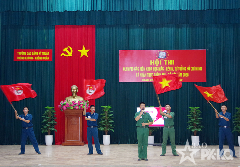 Trường Cao đẳng Kỹ thuật PK-KQ tổ chức Hội thi Olympic c&aacute;c m&ocirc;n khoa học M&aacute;c - L&ecirc;nin, tư tưởng Hồ Ch&iacute; Minh năm 2026