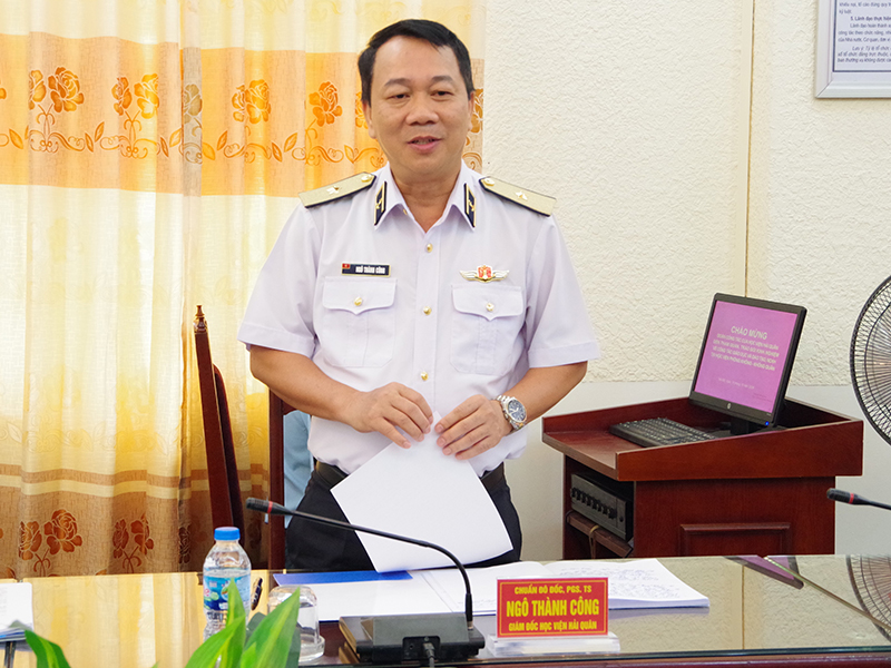 Học viện Ph&ograve;ng kh&ocirc;ng-Kh&ocirc;ng qu&acirc;n v&agrave; Học viện Hải qu&acirc;n trao đổi kinh nghiệm gi&aacute;o dục, đ&agrave;o tạo, nghi&ecirc;n cứu khoa học