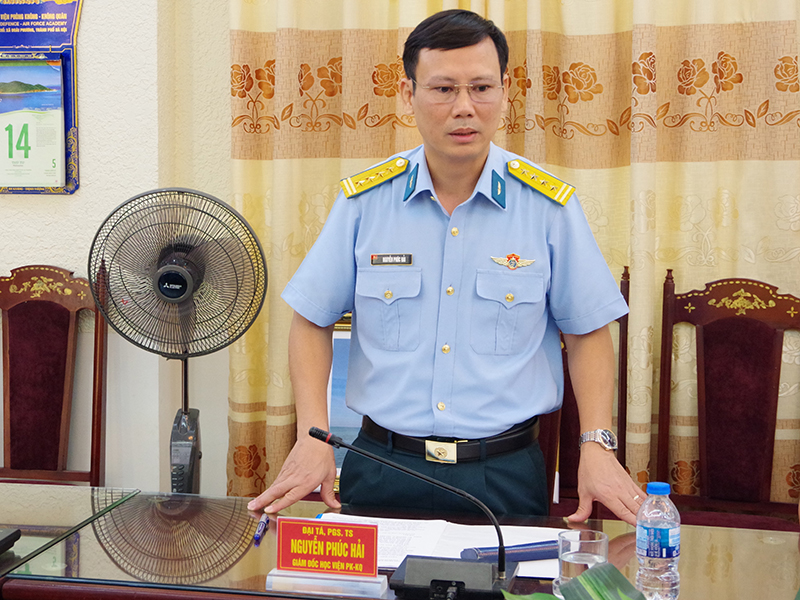 Học viện Phòng không-Không quân và Học viện Hải quân trao đổi kinh nghiệm giáo dục, đào tạo, nghiên cứu khoa học
