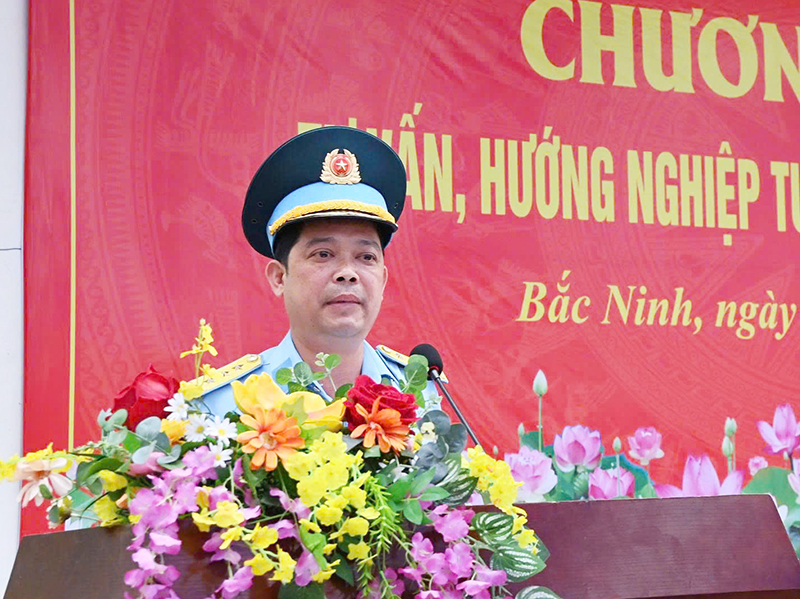 Học viện Ph&ograve;ng kh&ocirc;ng - Kh&ocirc;ng qu&acirc;n tổ chức tư vấn, hướng nghiệp tuyển sinh qu&acirc;n sự năm 2026 tại tỉnh Bắc Ninh