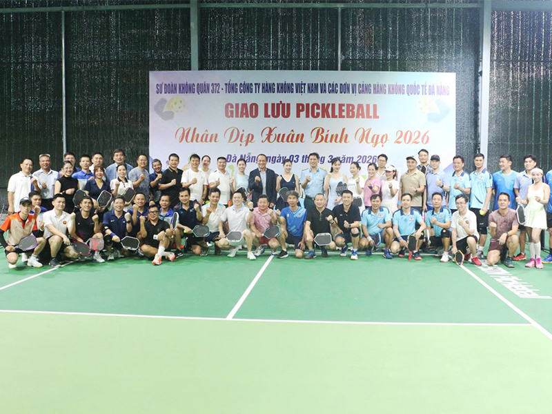 Sư đo&agrave;n 372 tổ chức giải pickleball ch&agrave;o mừng kỷ niệm 71 năm Ng&agrave;y truyền thống Kh&ocirc;ng qu&acirc;n nh&acirc;n d&acirc;n Việt Nam