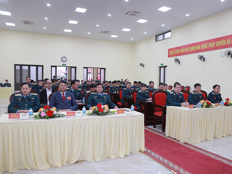 Cử tri Qu&acirc;n chủng Ph&ograve;ng kh&ocirc;ng - Kh&ocirc;ng qu&acirc;n tham gia bầu cử đại biểu Quốc hội kh&oacute;a XVI v&agrave; đại biểu Hội đồng nh&acirc;n d&acirc;n c&aacute;c cấp nhiệm kỳ 2026-2031