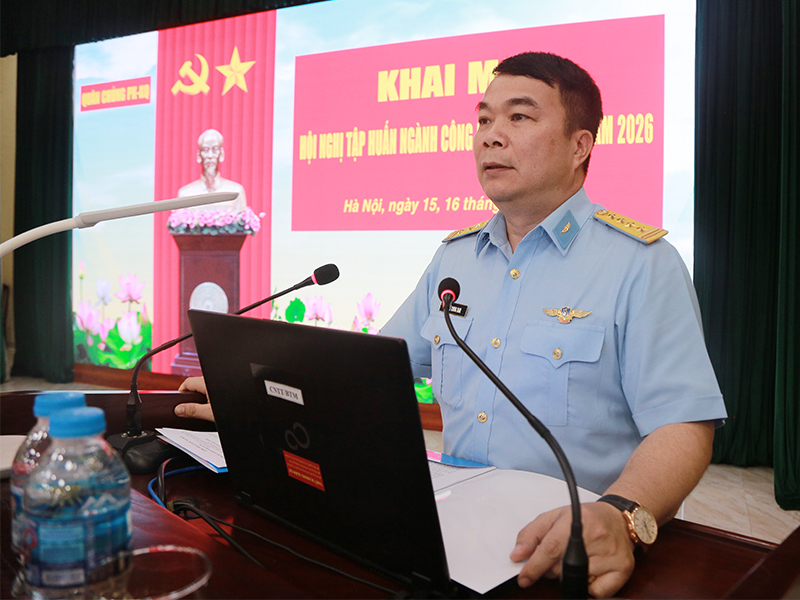 Qu&acirc;n chủng Ph&ograve;ng kh&ocirc;ng-Kh&ocirc;ng qu&acirc;n tập huấn ng&agrave;nh c&ocirc;ng nghệ th&ocirc;ng tin năm 2026