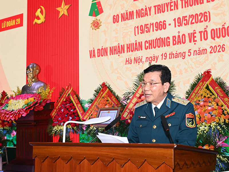 Lữ đoàn Công binh 28 tổ chức Lễ Kỷ niệm 60 năm ngày truyền thống Lữ đoàn (19-5-1966/19-5-2026) và đón nhận Huân chương bảo vệ Tổ quốc hạng Nhất
