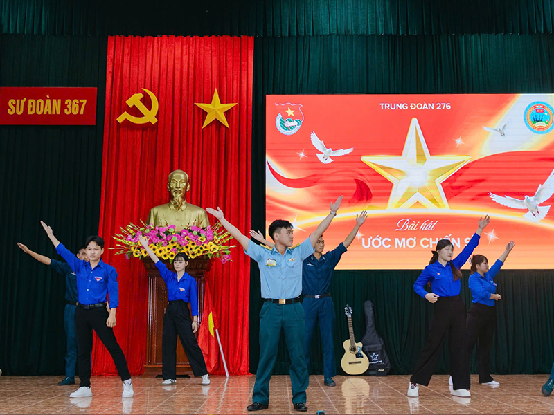 Tuổi trẻ Sư đo&agrave;n 367 đua t&agrave;i, lan tỏa nhiệt huyết cống hiến