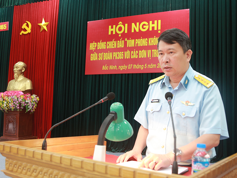 Sư đo&agrave;n 365 tổ chức Hội nghị hiệp đồng t&aacute;c chiến &ldquo;V&ograve;m ph&ograve;ng kh&ocirc;ng bền vững&rdquo;