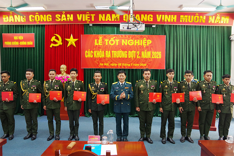 Học viện Phòng không-Không quân tổ chức Lễ tốt nghiệp ra trường đợt 2 năm 2026