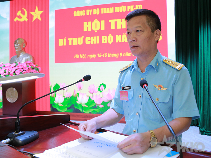 Đảng ủy Bộ Tham mưu Ph&ograve;ng kh&ocirc;ng-Kh&ocirc;ng qu&acirc;n tổ chức Hội thi B&iacute; thư chi bộ năm 2026