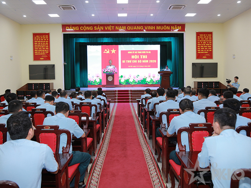 Đảng ủy Bộ Tham mưu Ph&ograve;ng kh&ocirc;ng-Kh&ocirc;ng qu&acirc;n tổ chức Hội thi B&iacute; thư chi bộ năm 2026