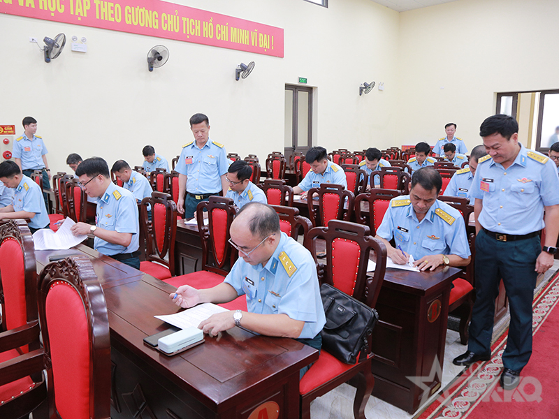 Đảng ủy Bộ Tham mưu Ph&ograve;ng kh&ocirc;ng-Kh&ocirc;ng qu&acirc;n tổ chức Hội thi B&iacute; thư chi bộ năm 2026