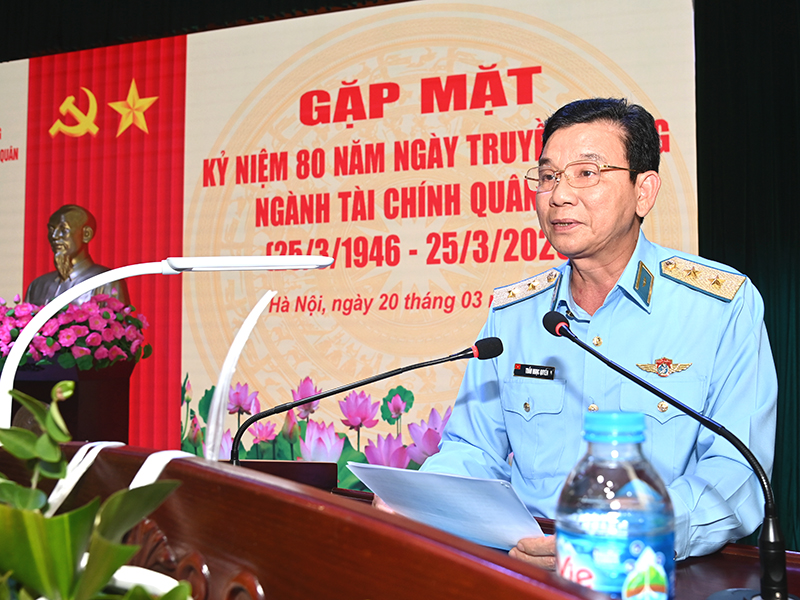 Ng&agrave;nh T&agrave;i ch&iacute;nh Qu&acirc;n chủng Ph&ograve;ng kh&ocirc;ng - Kh&ocirc;ng qu&acirc;n Gặp mặt kỷ niệm 80 năm Ng&agrave;y truyền thống Ng&agrave;nh T&agrave;i ch&iacute;nh Qu&acirc;n đội