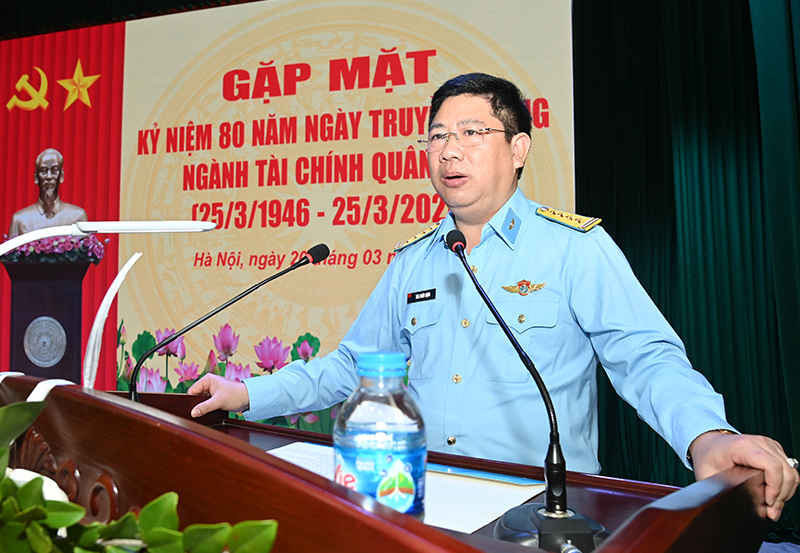 Ng&agrave;nh T&agrave;i ch&iacute;nh Qu&acirc;n chủng Ph&ograve;ng kh&ocirc;ng - Kh&ocirc;ng qu&acirc;n Gặp mặt kỷ niệm 80 năm Ng&agrave;y truyền thống Ng&agrave;nh T&agrave;i ch&iacute;nh Qu&acirc;n đội