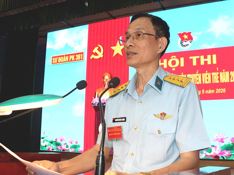 Sư đo&agrave;n 361 tổ chức th&agrave;nh c&ocirc;ng Hội thi c&aacute;n bộ Đo&agrave;n v&agrave; Tuy&ecirc;n truyền vi&ecirc;n trẻ năm 2026