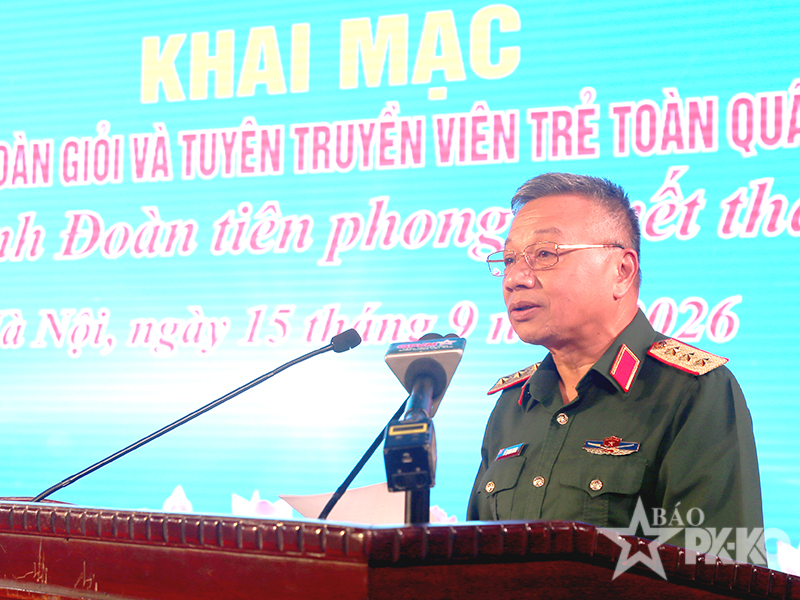Tổng cục Ch&iacute;nh trị khai mạc Hội thi c&aacute;n bộ Đo&agrave;n giỏi v&agrave; Tuy&ecirc;n truyền vi&ecirc;n trẻ to&agrave;n qu&acirc;n khu vực ph&iacute;a Bắc năm 2026