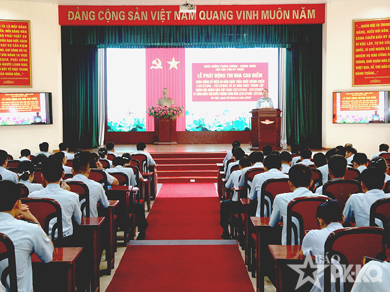 Cục Hậu cần-Kỹ thuật Qu&acirc;n chủng Ph&ograve;ng kh&ocirc;ng-Kh&ocirc;ng qu&acirc;n ph&aacute;t động đợt thi đua cao điểm &ldquo;80 ng&agrave;y thi đua quyết thắng - Viết tiếp bản h&ugrave;ng ca&rdquo;
