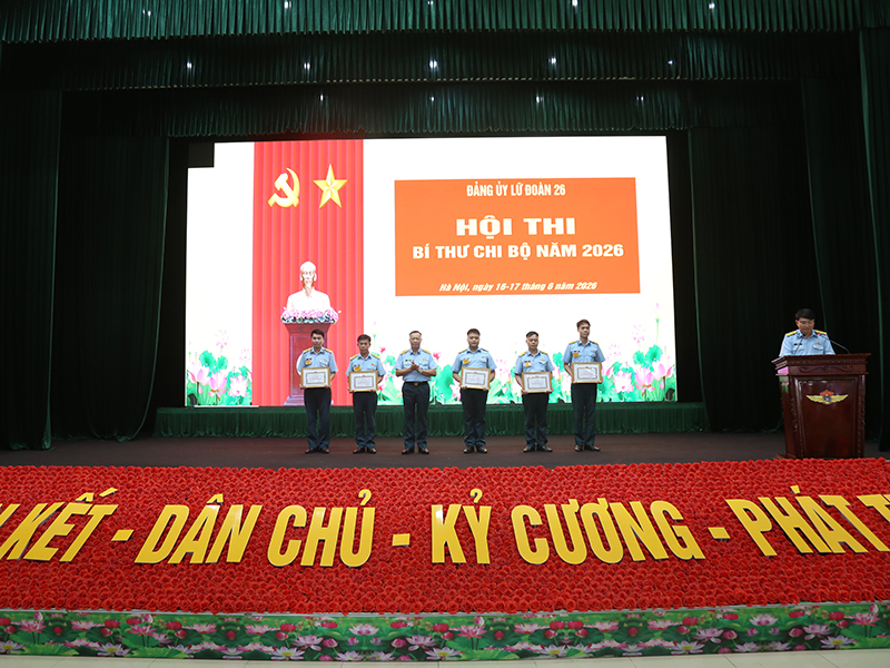 Đảng bộ Lữ đo&agrave;n 26 tổ chức Hội thi B&iacute; thư chi bộ năm 2026