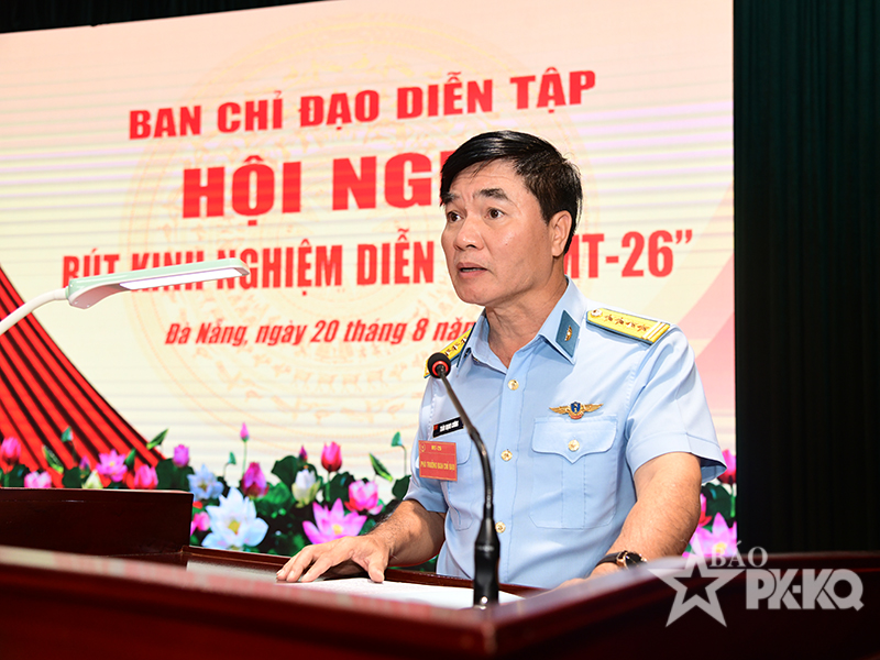 Qu&acirc;n chủng Ph&ograve;ng kh&ocirc;ng-Kh&ocirc;ng qu&acirc;n r&uacute;t kinh nghiệm Diễn tập &ldquo;MT-26&rdquo;