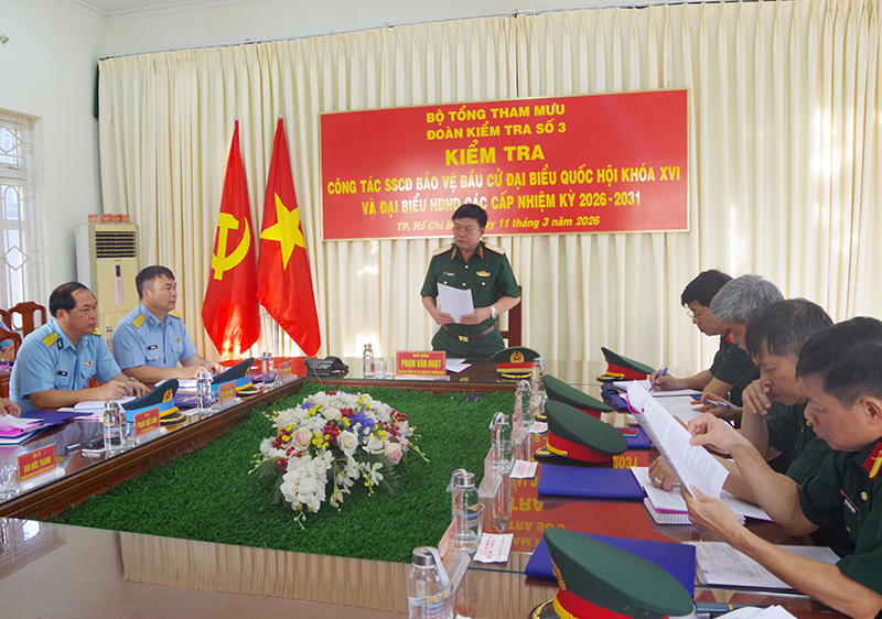 Bộ Tổng Tham mưu kiểm tra sẵn s&agrave;ng chiến đấu tại Sư đo&agrave;n 370