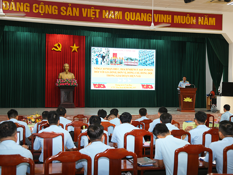 Sư đo&agrave;n 370 khai mạc Hội thi C&aacute;n bộ giảng dạy ch&iacute;nh trị v&agrave; B&aacute;o c&aacute;o vi&ecirc;n giỏi năm 2026
