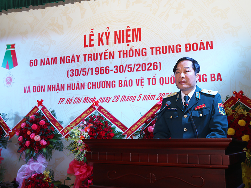 Trung đo&agrave;n 263 kỷ niệm 60 năm ng&agrave;y truyền thống v&agrave; đ&oacute;n nhận Hu&acirc;n chương Bảo vệ Tổ quốc hạng Ba