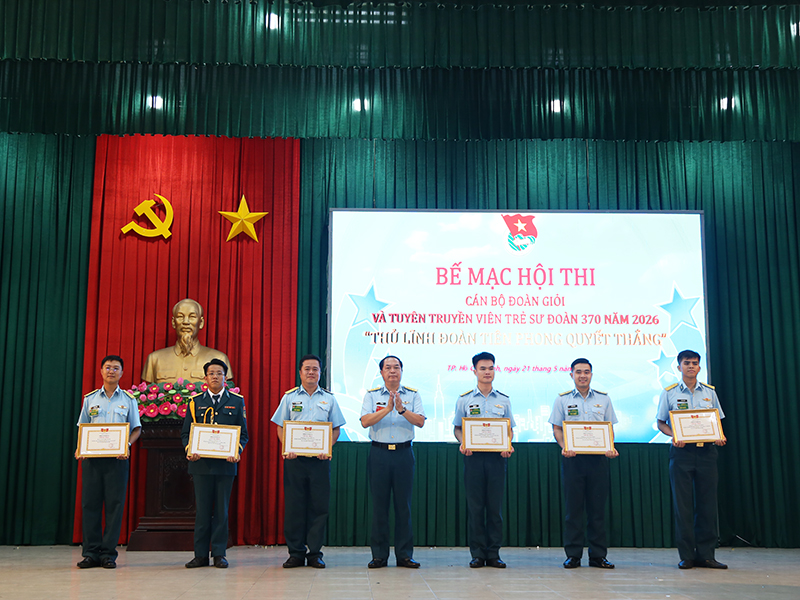 Sư đo&agrave;n 370 tổ chức Hội thi C&aacute;n bộ đo&agrave;n giỏi v&agrave; Tuy&ecirc;n truyền vi&ecirc;n trẻ năm 2026