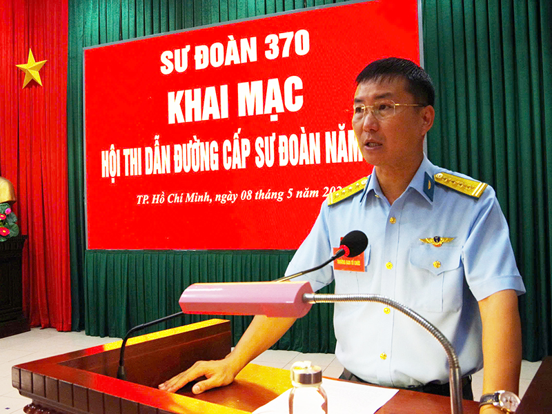 Sư đo&agrave;n 370 tổ chức Hội thi dẫn đường năm 2026
