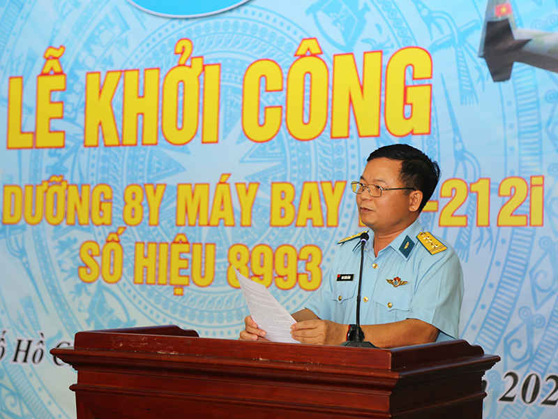 Nh&agrave; m&aacute;y A41 khởi c&ocirc;ng bảo dưỡng 8Y m&aacute;y bay NC-212i