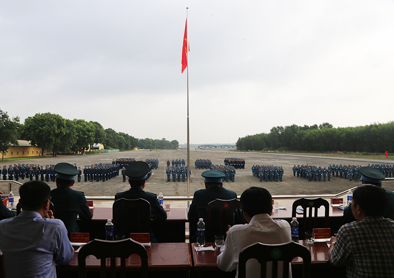 Các đơn vị trong Quân chủng Phòng không-Không quân tổ chức Lễ tuyên thệ chiến sĩ mới năm 2026