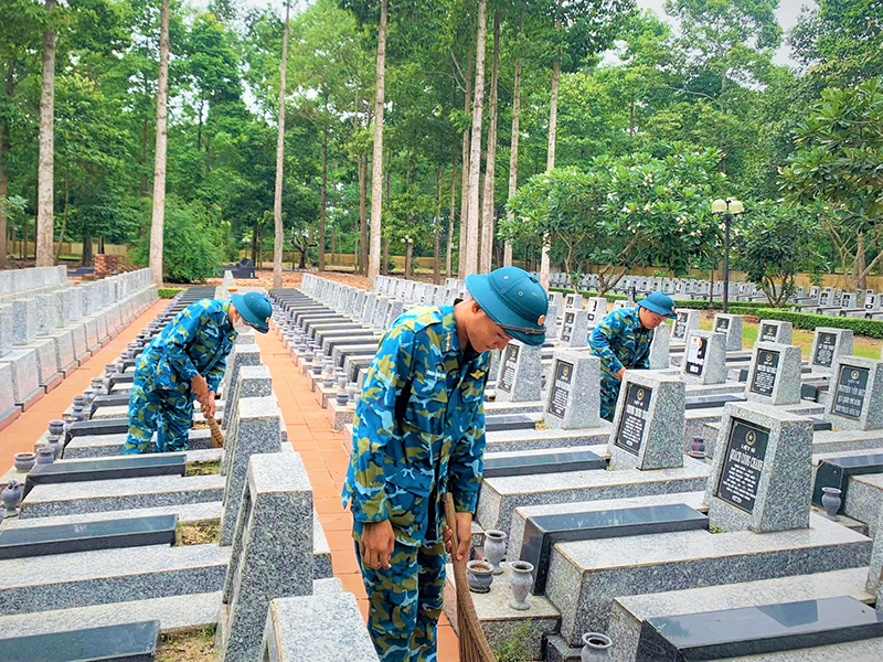 Trung đo&agrave;n 278 g&oacute;p sức thực hiện c&ocirc;ng t&aacute;c đền ơn đ&aacute;p nghĩa bằng những việc l&agrave;m thiết thực