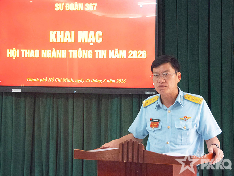 Sư đo&agrave;n 367 khai mạc Hội thao ng&agrave;nh Th&ocirc;ng tin năm 2026
