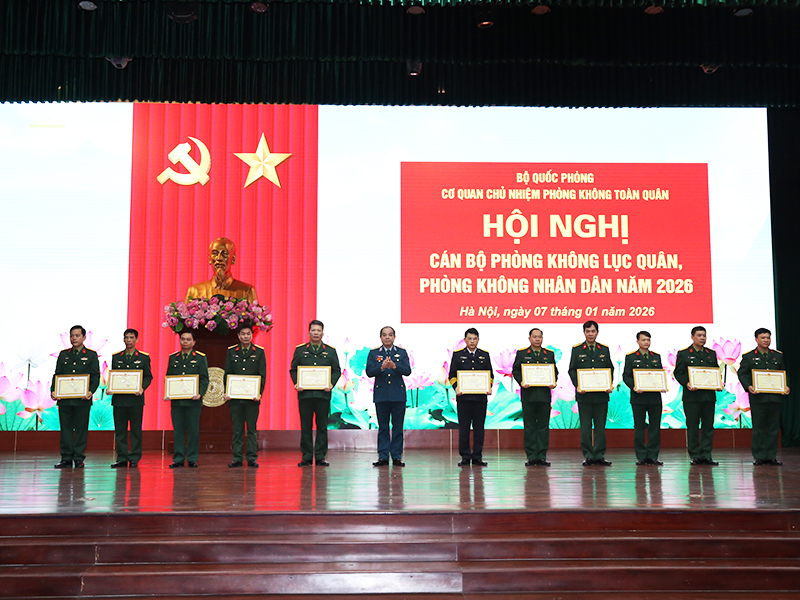Cơ quan Chủ nhiệm Ph&ograve;ng kh&ocirc;ng to&agrave;n qu&acirc;n tổ chức Hội nghị C&aacute;n bộ Ph&ograve;ng kh&ocirc;ng lục qu&acirc;n, Ph&ograve;ng kh&ocirc;ng nh&acirc;n d&acirc;n năm 2026.