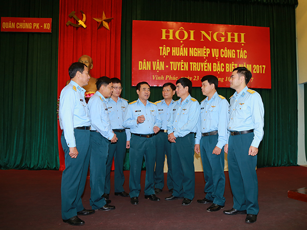Quân chủng Phòng không-Không quân tập huấn nghiệp vụ công tác dân vận - tuyên truyền đặc biệt
