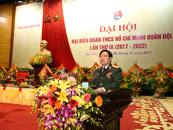 Khai mạc Đại hội đại biểu Đoàn TNCS Hồ Chí Minh Quân đội lần thứ IX (2017-2022)