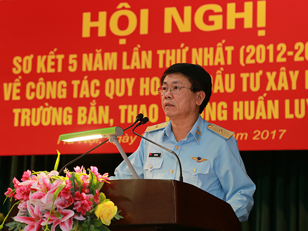 Sơ kết 5 năm lần thứ nhất (2012-2017) về công tác quy hoạch, đầu tư xây dựng trường bắn, thao trường huấn luyện