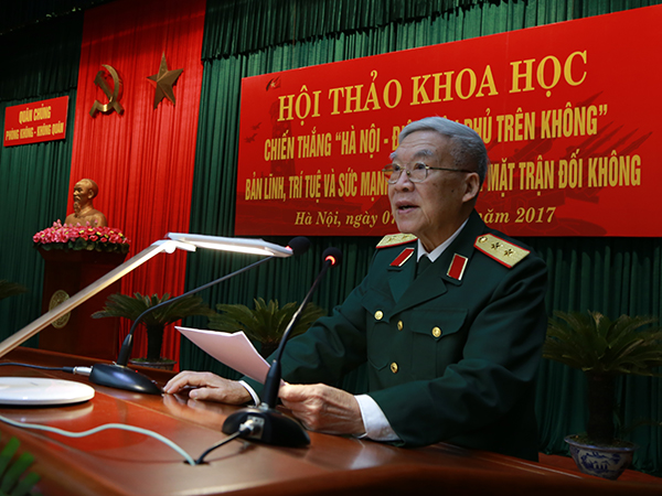 Hội thảo khoa học: Chiến thắng “Hà Nội - Điện Biên Phủ trên không” bản lĩnh, trí tuệ và sức mạnh Việt Nam trên mặt trận đối không