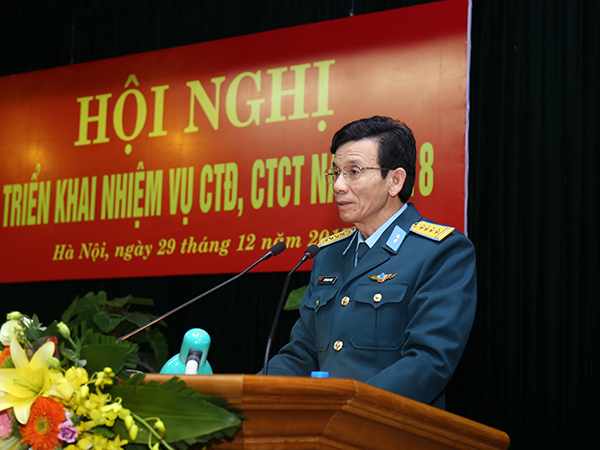 Các ngành trong Quân chủng Phòng không-Không quân triển khai nhiệm vụ năm 2018