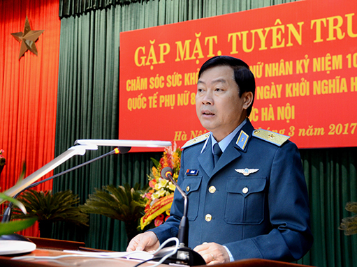 Đảng ủy, Bộ Tư lệnh Quân chủng tổ chức gặp mặt nhân kỷ niệm 107 năm Ngày Quốc tế Phụ nữ 8-3 và 1977 năm Khởi nghĩa Hai Bà Trưng