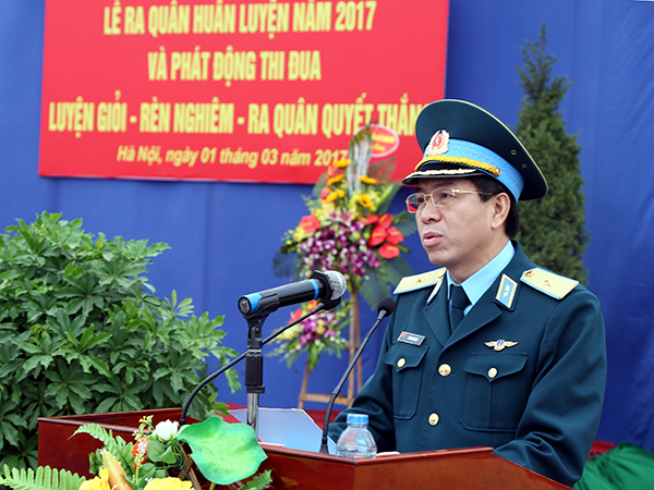 Các đơn vị trong Quân chủng PK-KQ tổ chức lễ ra quân huấn luyện năm 2017