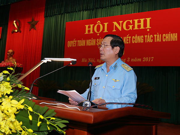 Quân chủng PK-KQ tổ chức Hội nghị quyết toán ngân sách và tổng kết công tác tài chính năm 2016