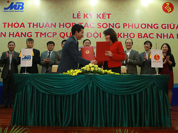 Kho bạc Nhà nước và Ngân hàng TMCP Quân đội ký kết hợp tác song phương giữa