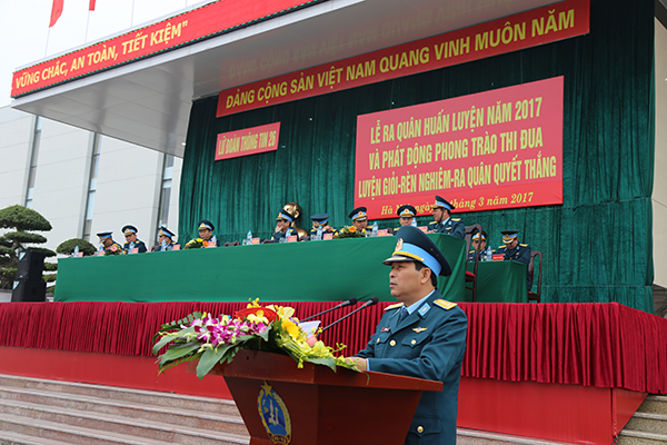 Lễ ra quân huấn luyện và khai mạc huấn luyện chiến sĩ mới năm 2017 tại Lữ Đoàn 26