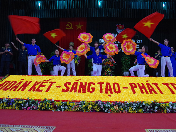 Đoàn cơ sở Trung đoàn 927 tổ chức Đại hội nhiệm kỳ 2017-2022