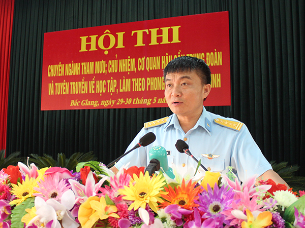 Sư đoàn 365 tổ chức Hội thi chuyên ngành Tham mưu, Chủ nhiệm, cơ quan Hậu cần Trung đoàn và tuyên truyền về học tập và làm theo phong cách Hồ Chí Minh