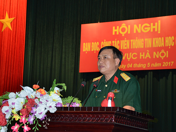 Hội nghị bạn đọc, cộng tác viên thông tin khoa học quân sự khu vực Hà Nội