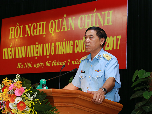 Cục Chính trị PK-KQ tổ chức Hội nghị quân chính triển khai nhiệm vụ 6 tháng cuối năm 2017