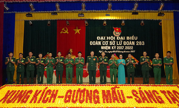 Đoàn cơ sở Lữ đoàn Phòng không 283 tổ chức Đại hội nhiệm kỳ 2017-2022